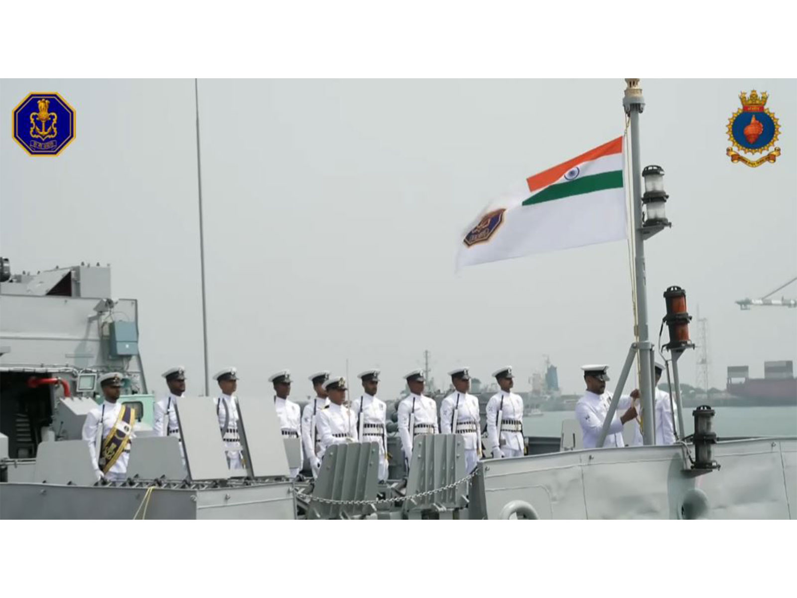 INS Anjadip commissioned into Indian Navy at Chennai Port (Photo/IndianNavy) INS Anjadip commissioned into Indian Navy at Chennai Port (Photo/IndianNavy)
