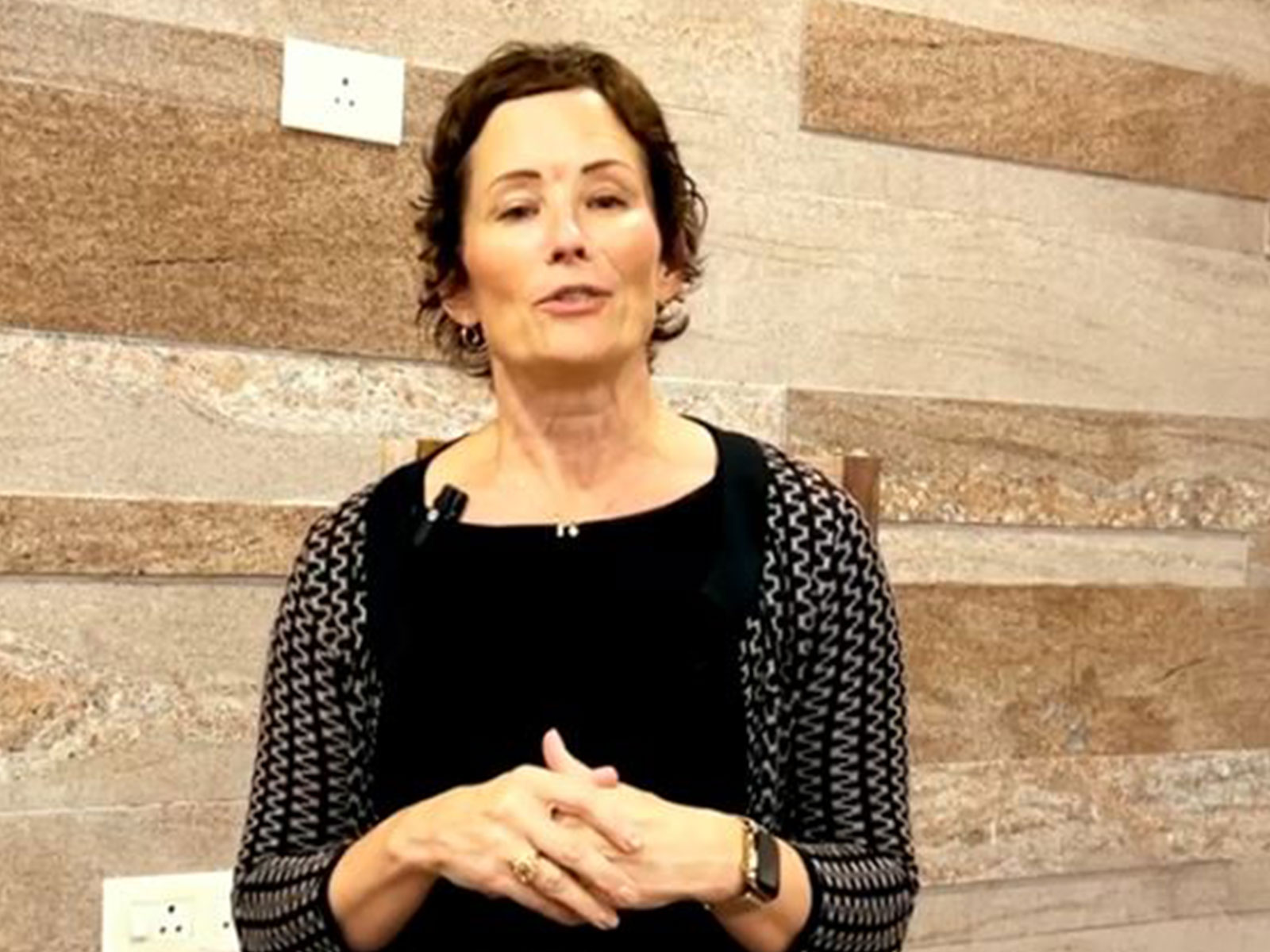 Alex Hayden, Director of Innovation, Mobilisation and Partnerships at the University of Saskatchewan (Photo/ChandigarhUniversity)