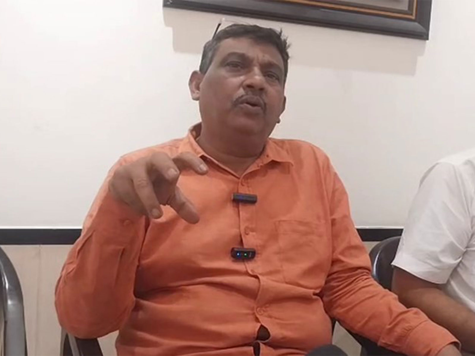 Shivkumar Mali, the father of flight attendant Pinky Mali, who lost her life in the plane crash that killed Maharashtra Dy CM Ajit Pawar (Photo/ANI) Shivkumar Mali, the father of flight attendant Pinky Mali, who lost her life in the plane crash that killed Maharashtra Dy CM Ajit Pawar (Photo/ANI)