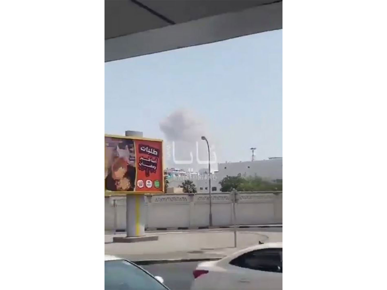 Visuals of the Iranian missile strike on US base in Bahrain (Photo/X@Iran_in_India) Visuals of the Iranian missile strike on US base in Bahrain (Photo/X@Iran_in_India)