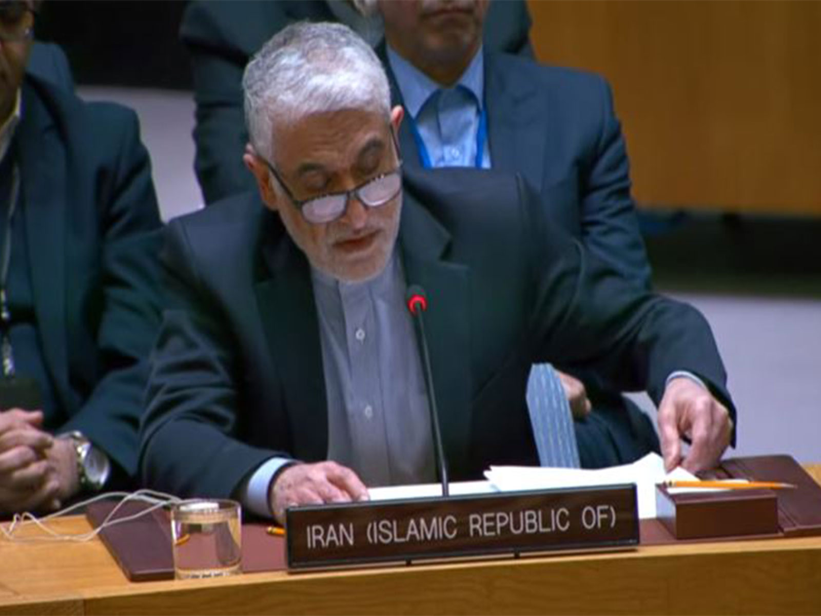 Iran’s Ambassador to the United Nations, Amir Saeid Iravani (Photo/UNYoutube) Iran’s Ambassador to the United Nations, Amir Saeid Iravani (Photo/UNYoutube)
