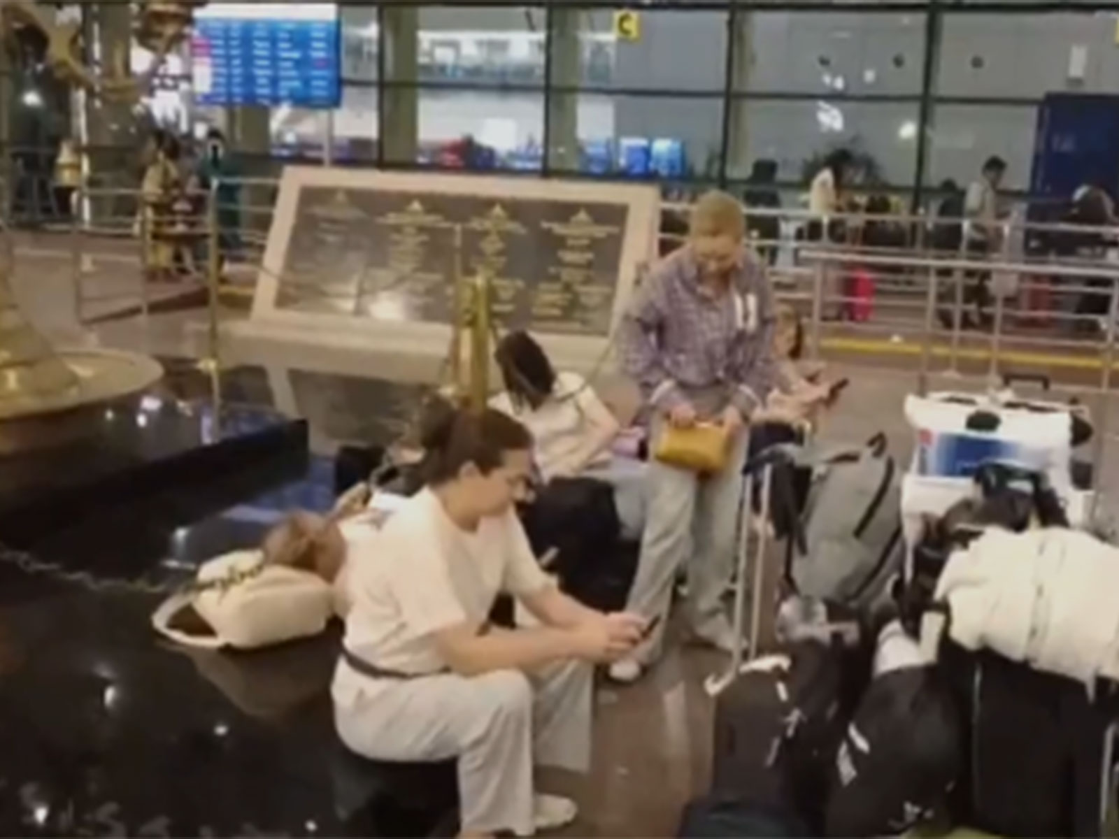 Visuals from Chennai airport (phot/ANI)