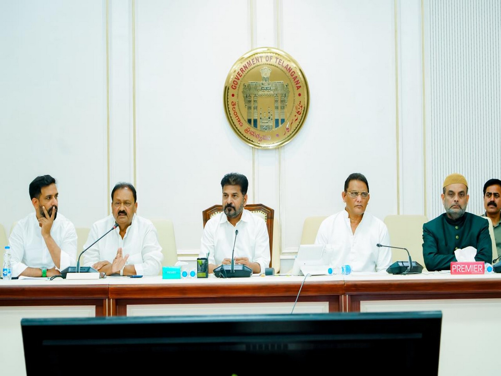 Telangana CM Revanth Reddy holds a high-level review (Photo/ANI) Telangana CM Revanth Reddy holds a high-level review (Photo/ANI)