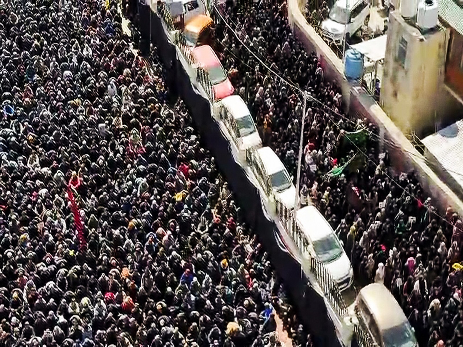 Shia Muslims take to the streets to protest against the killing of Iran's Supreme Leader Ayatollah Ali Khamenei, who has been killed in Israeli and US strikes, in Kargil (Photo/ANI) Shia Muslims take to the streets to protest against the killing of Iran's Supreme Leader Ayatollah Ali Khamenei, who has been killed in Israeli and US strikes, in Kargil (Photo/ANI)