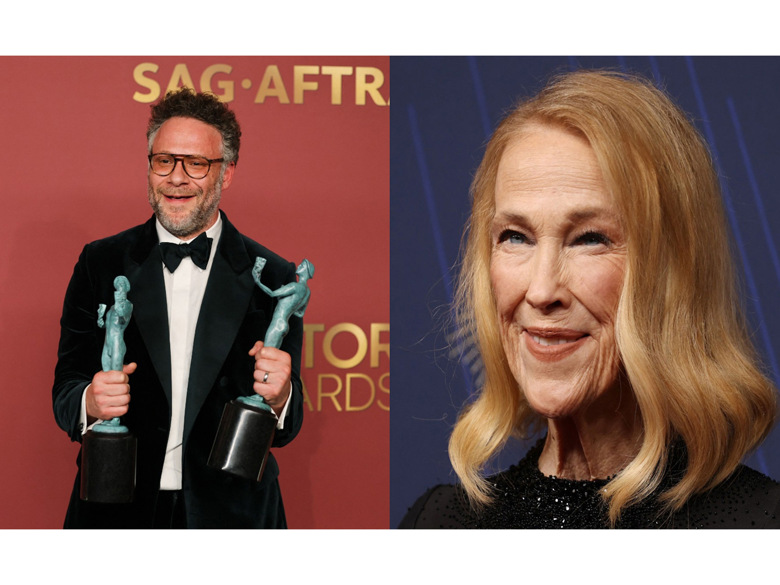 Seth Rogen honours Catherine O'Hara (Photo/Reuters) Seth Rogen honours Catherine O'Hara (Photo/Reuters)