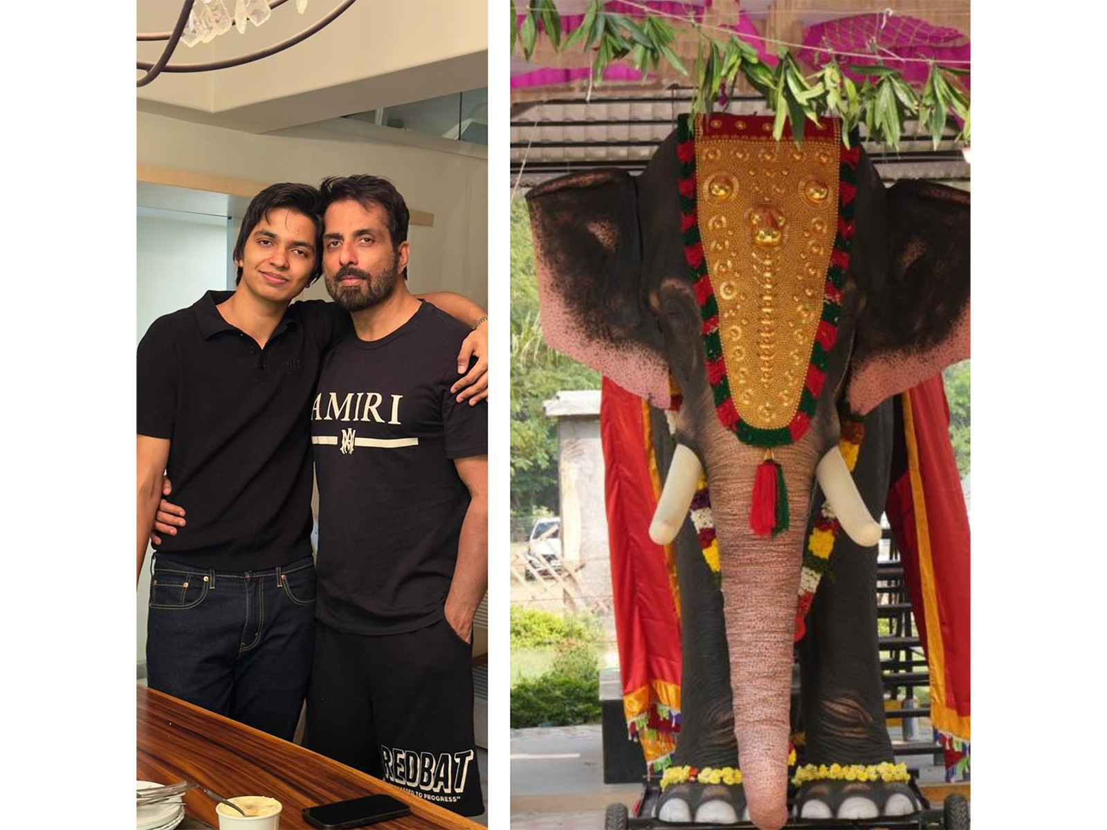 Sonu Sood and his son Ayaan Sood (Image source: Sonu Sood)