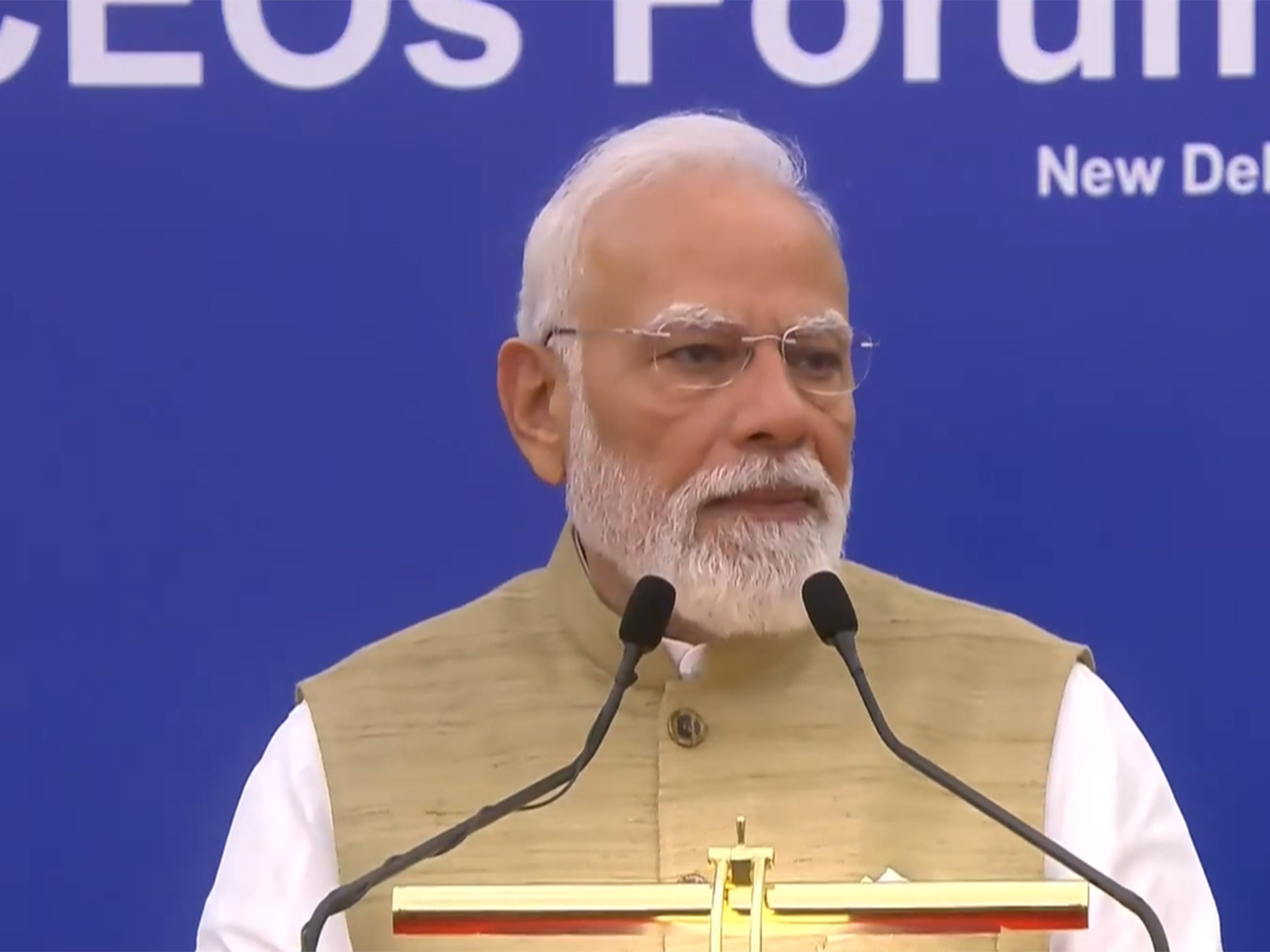 Prime Minister Narendra Modi at India-Canada CEO Forum (Photo/Youtube/NarendraModi)