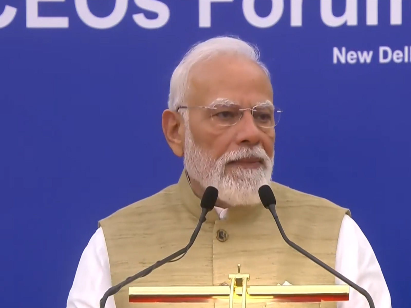 Prime Minister Narendra Modi at India-Canada CEO Forum (Photo/Youtube/NarendraModi)