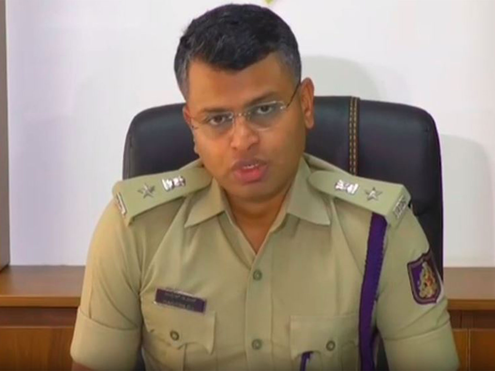 DCP North West Bengaluru DL Nagesh (Photo Credit: DCP office)