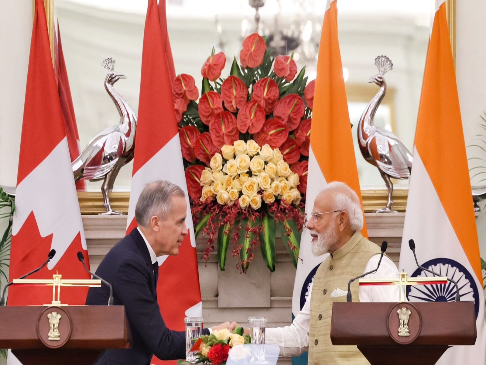 PM Modi with Canadian PM Mark Carney (Photo/@narendramodi)