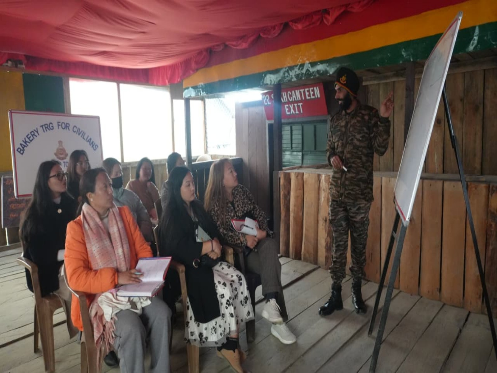 Indian Army trains civilians (Photo/ANI)