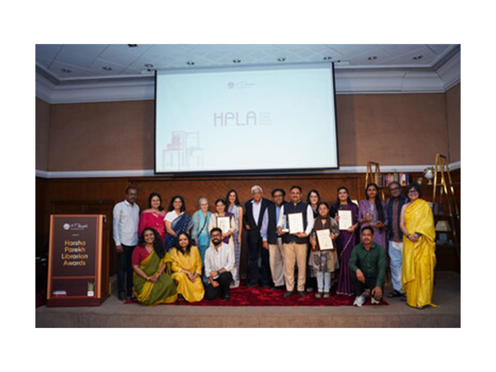 H T Parekh Foundation hosted the inaugural Harsha Parekh Librarian Awards (HPLA) at the Hall of Harmony, Nehru Centre, Mumbai.