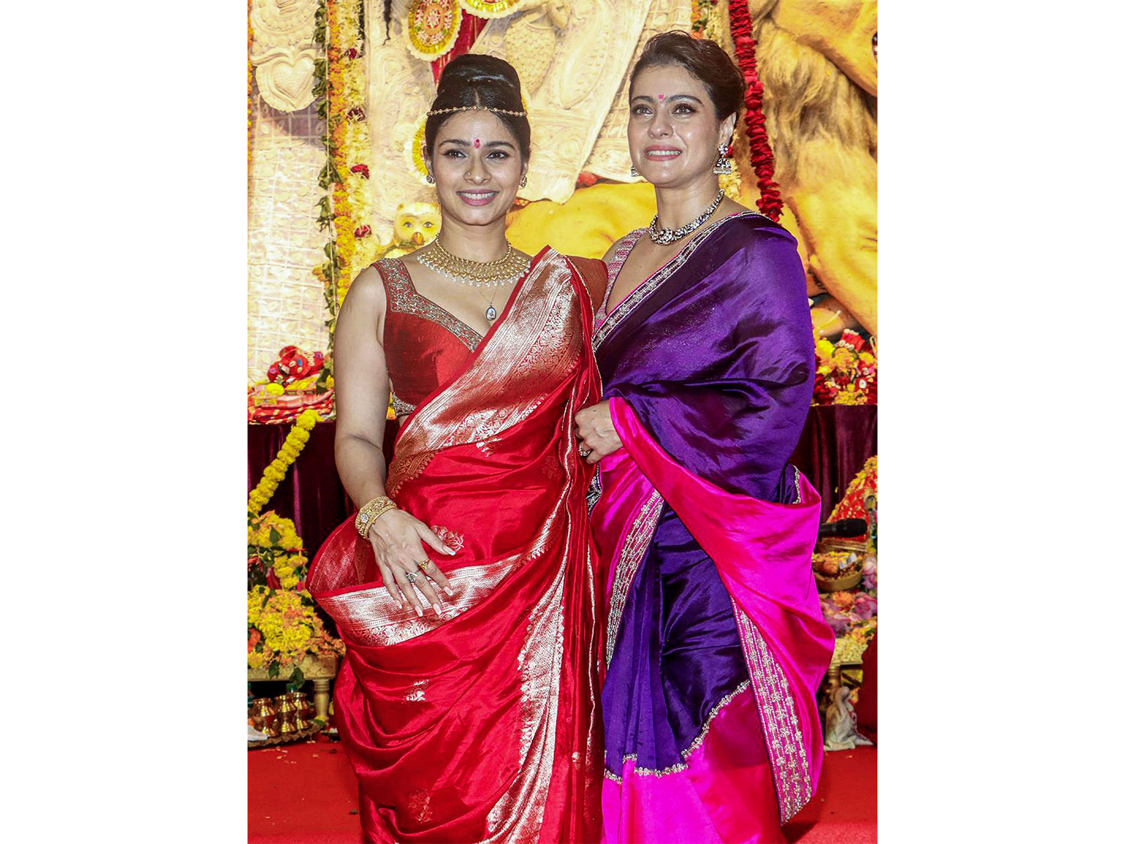 Kajol, Tanishaa (Photo/ANI)