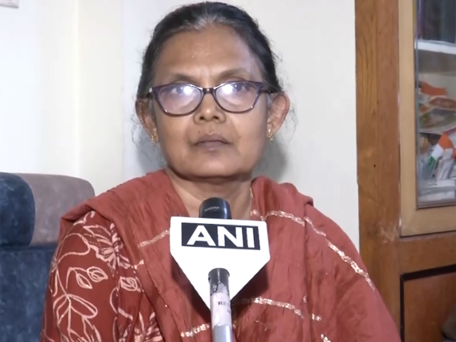 Hanna Elizabeth, wife of a stranded tourist in Bahrain (Photo/ANI) Hanna Elizabeth, wife of a stranded tourist in Bahrain (Photo/ANI)