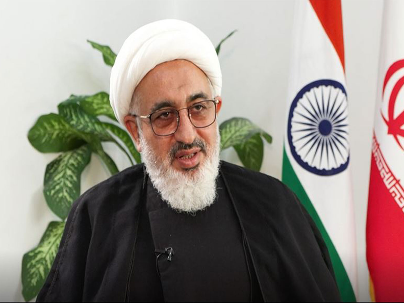 Abdul Majeed Hakeem Ilahi, Special representative of the supreme leader of Iran (Photo/ANI) Abdul Majeed Hakeem Ilahi, Special representative of the supreme leader of Iran (Photo/ANI)