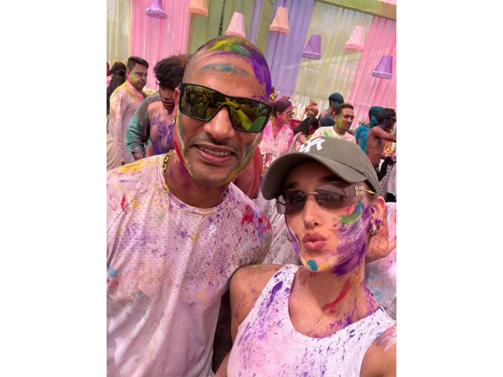 Shikhar Dhawan and Sophie (Image source: Shikhar's Instagram) Shikhar Dhawan and Sophie (Image source: Shikhar's Instagram)