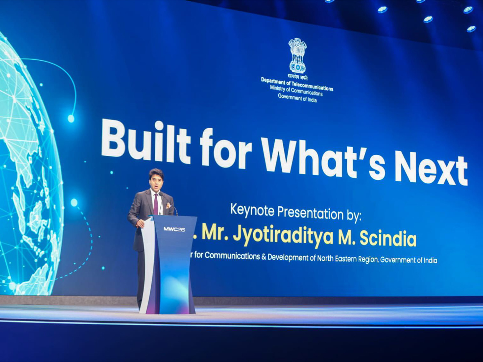 Union Minister for Communications Jyotiraditya Scindia (Photo/ANI)