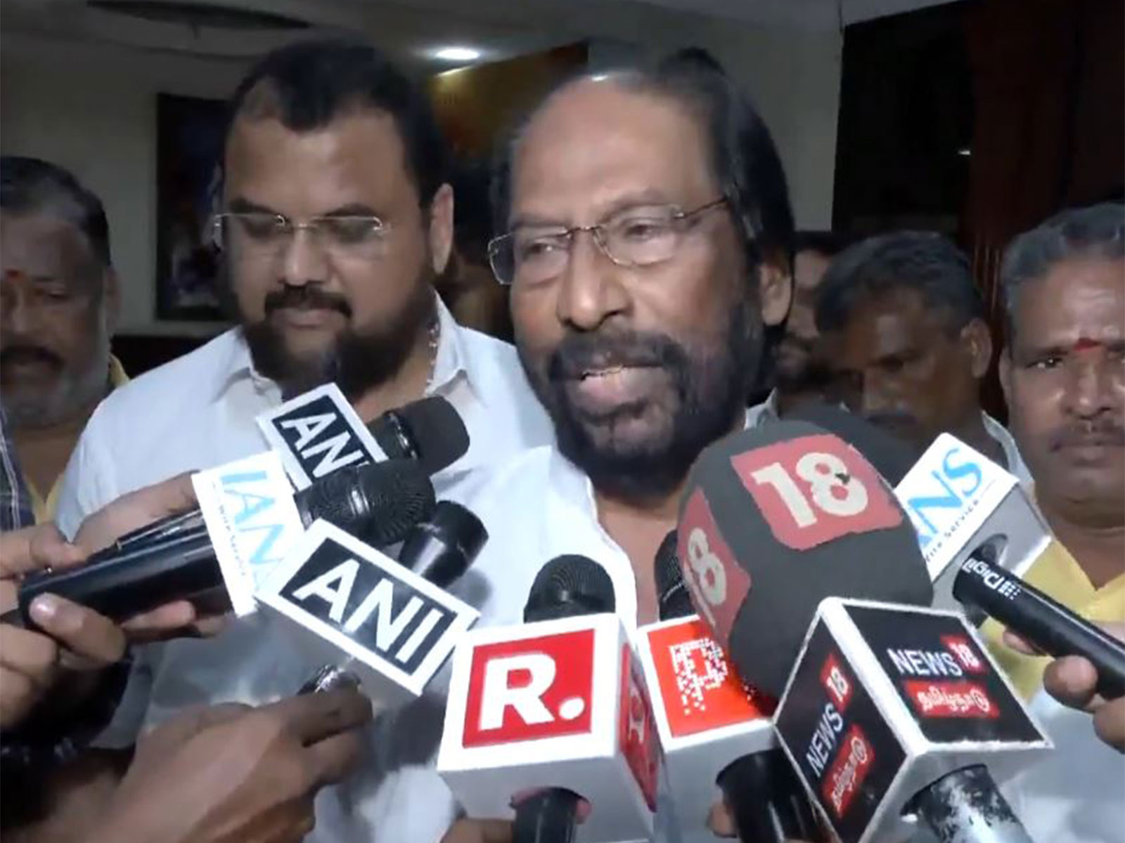 DMK MP Tiruchi Siva (Photo/ANI)