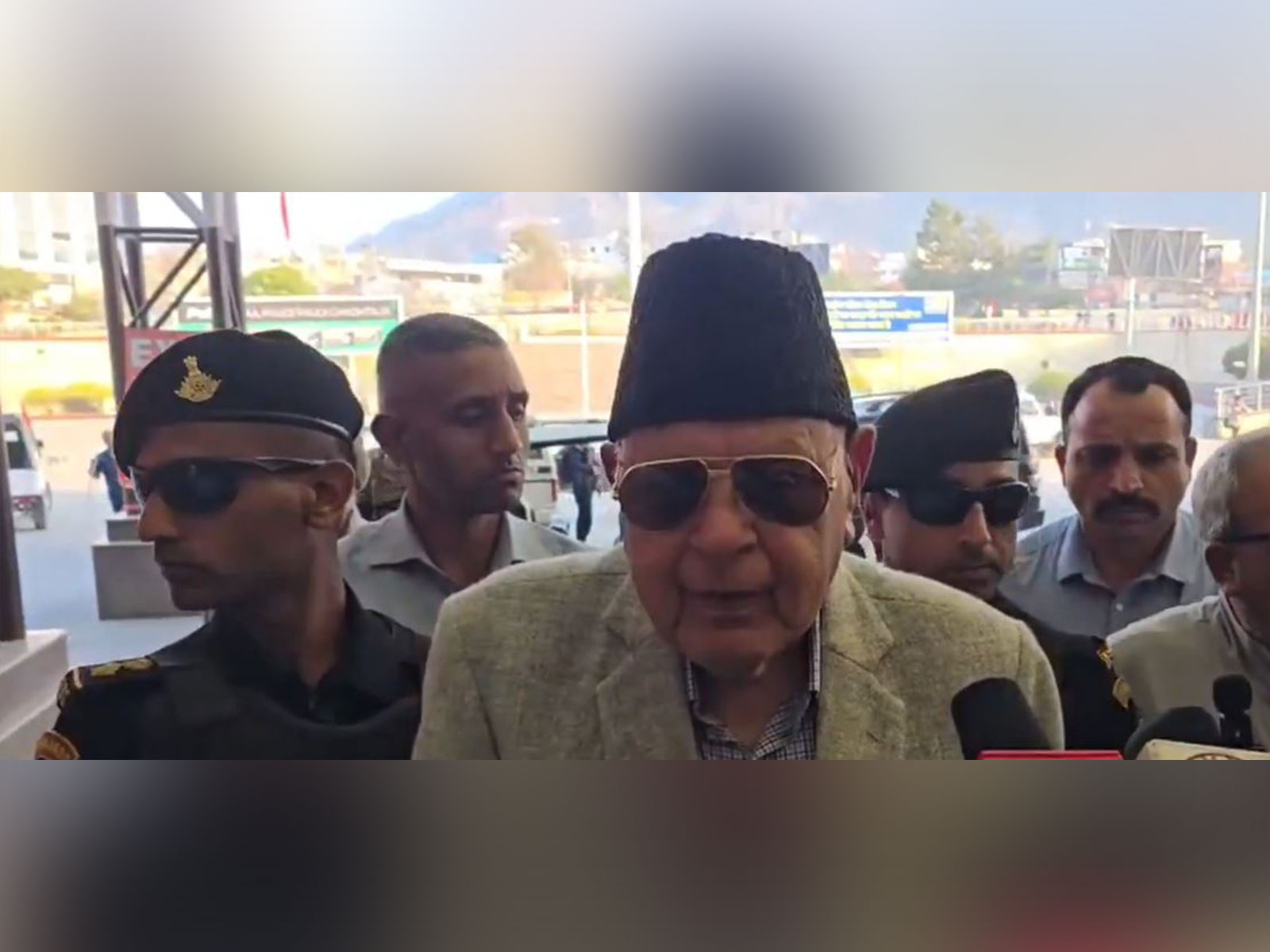 J-K National Conference chief Farooq Abdullah (Photo/ANI)