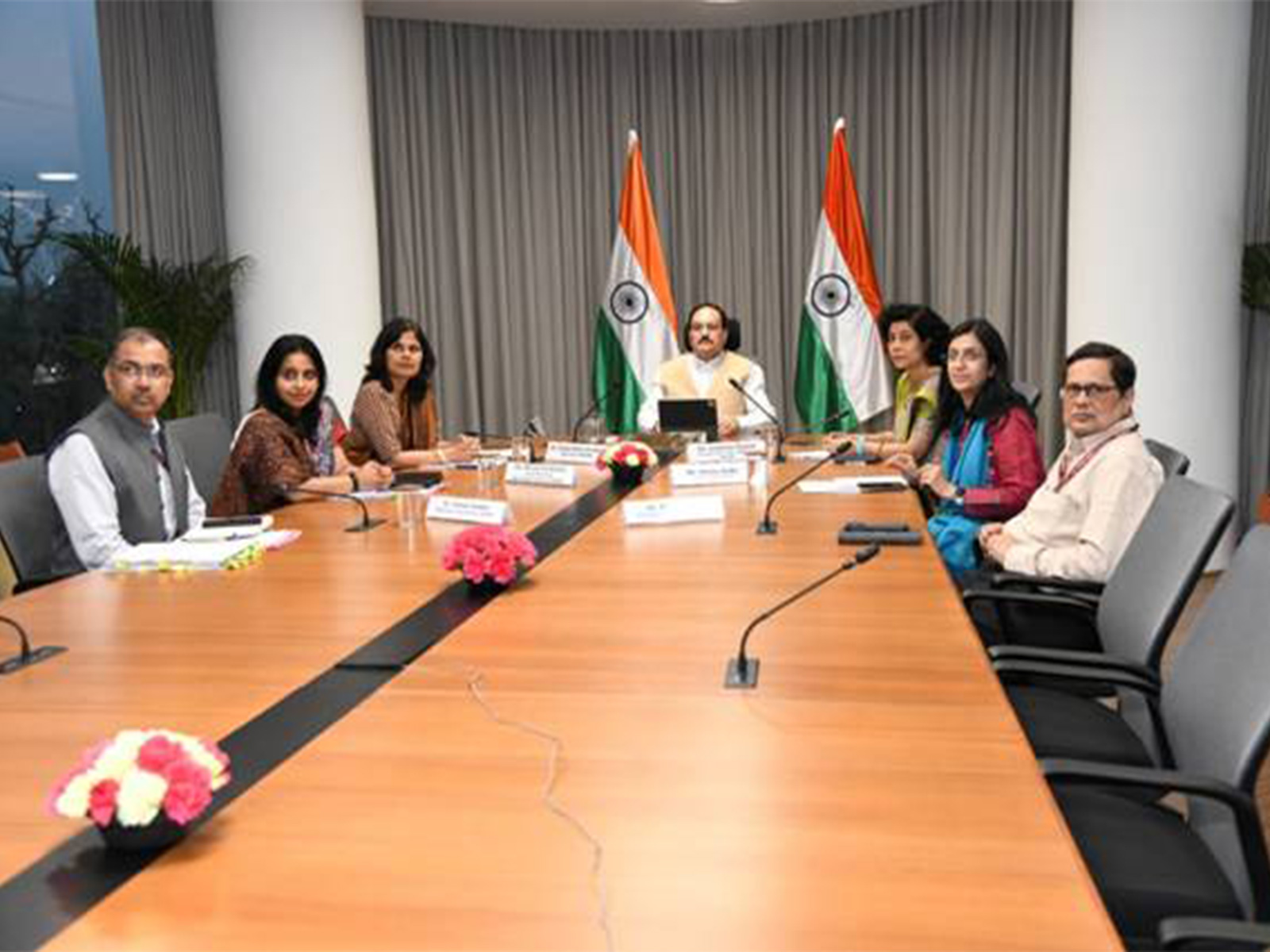Union Health Minister Jagat Prakash Nadda addressing the WHO press briefing on India’s HPV vaccination campaign (Photo/Ministry of Health and Family Welfare)