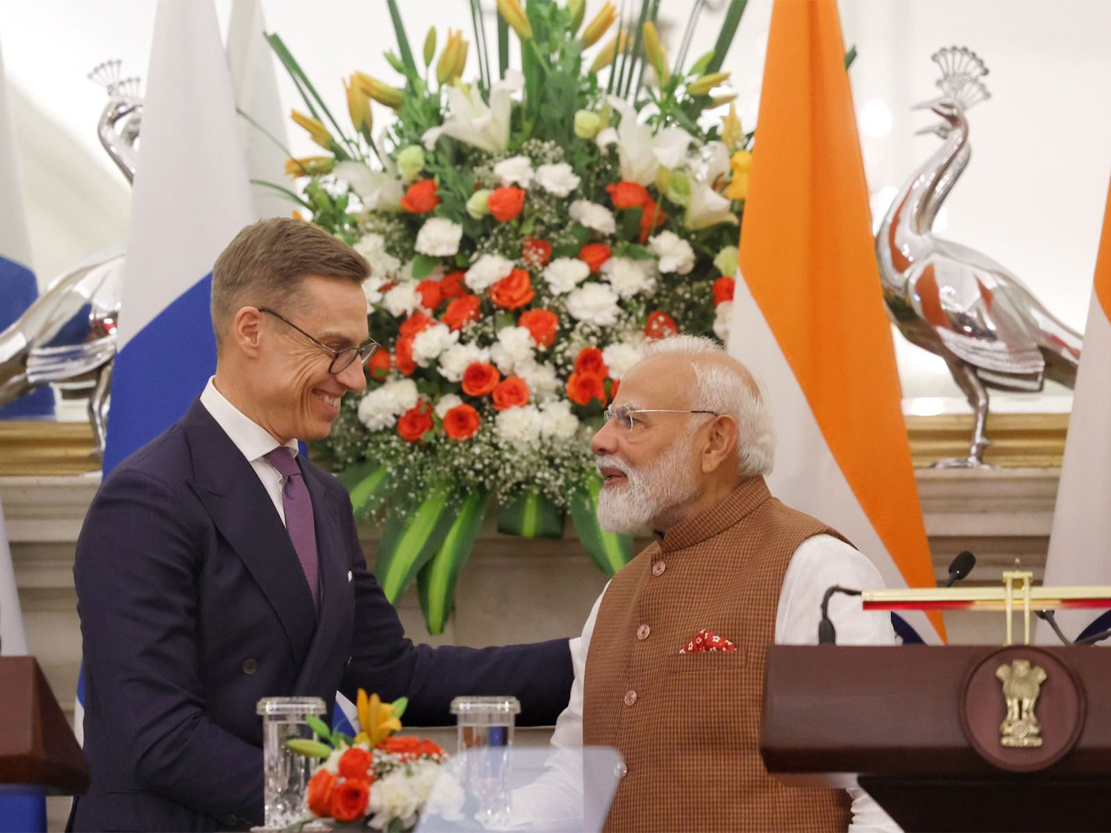 PM Modi with Finnish President Stubb (Photo/X@narendramodi)