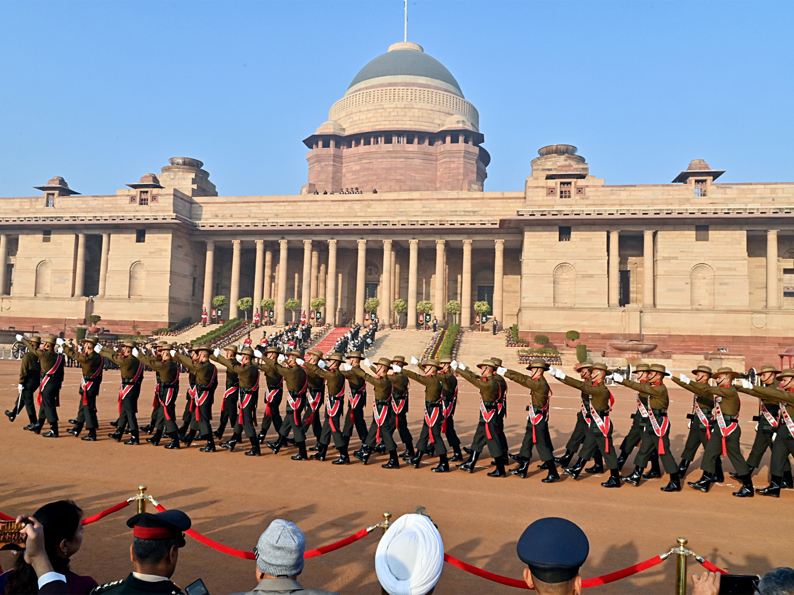 Change of Guard ceremony at Rashtrapati Bhavan (File Photo/ANI)