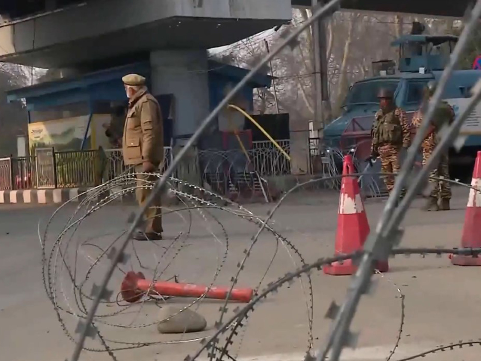 Security at Srinagar's Lal Chowk remains on high-alert  (Photo/ANI)