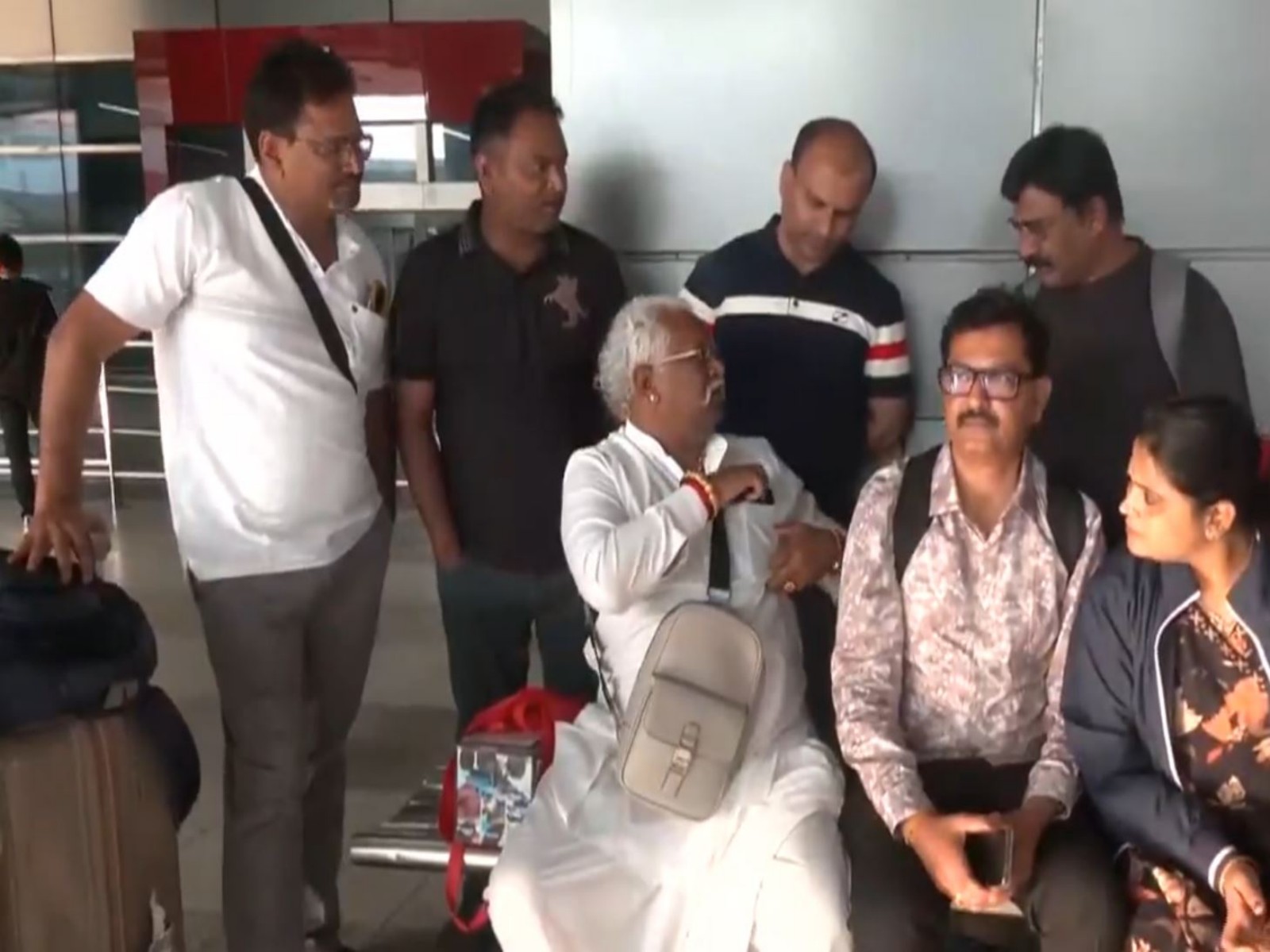 Passengers from Fujirah, UAE arrived at IGI Airport (Photo/ANI)