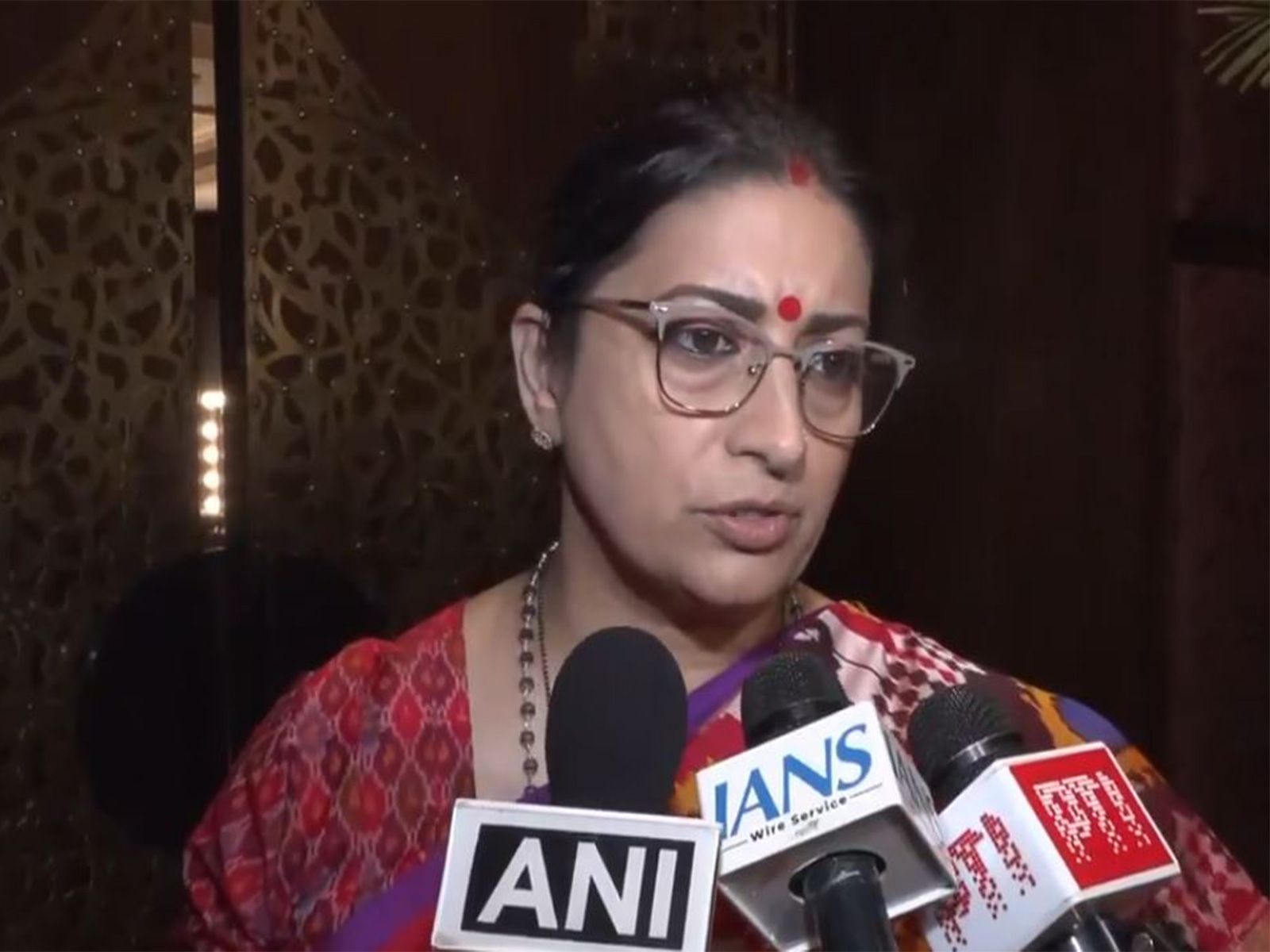 Former Union Minister Smriti Irani (Photo/ANI)