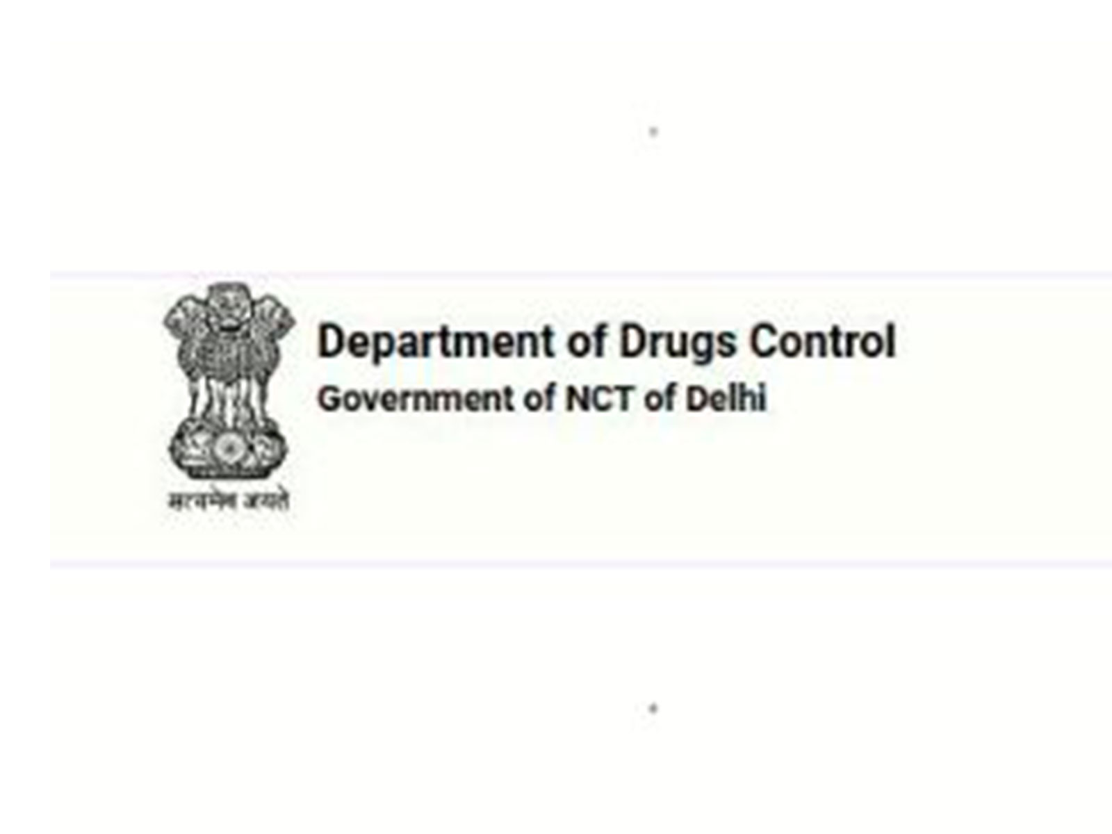 Delhi Drugs Control Department logo (Photo/https://drugs.delhi.gov.in/)
