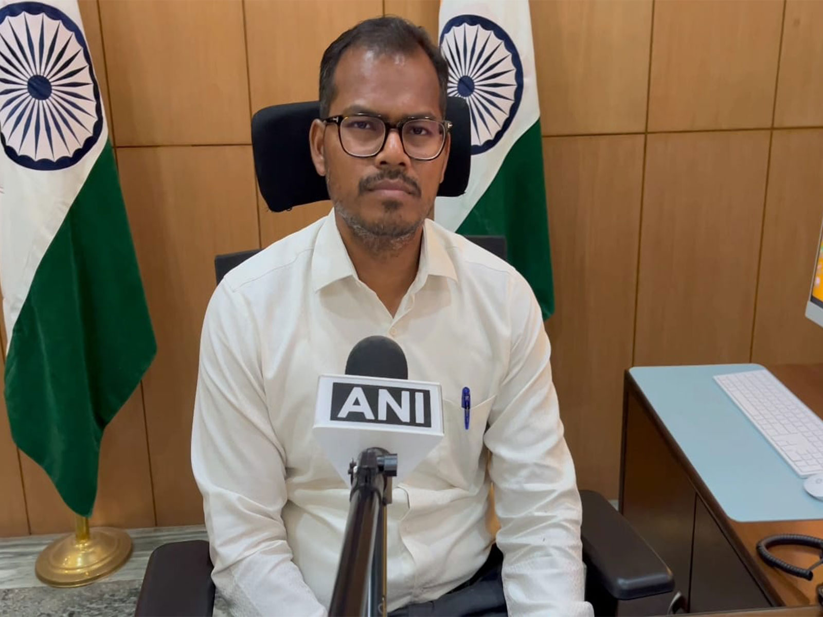 Hemakanta Say, District Magistrate, Mayurbhanj (Photo/ANI)