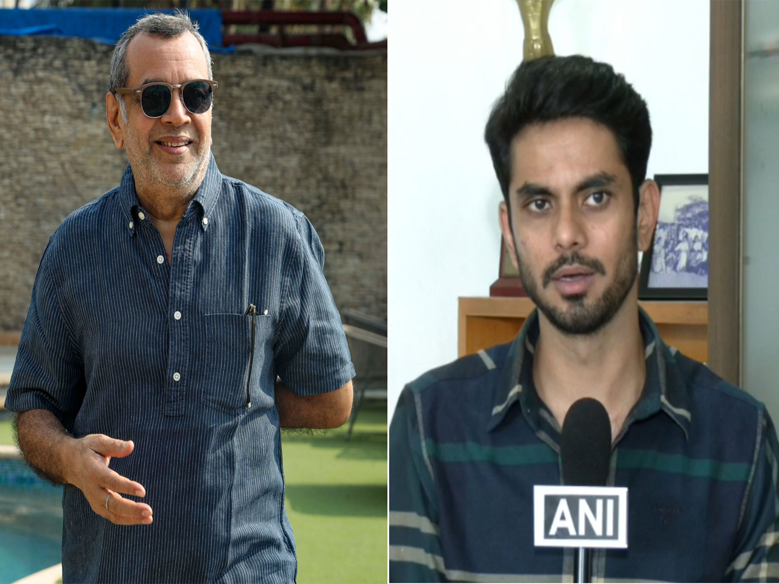 Aditya Rawal, Paresh Rawal (Photo/ANI)