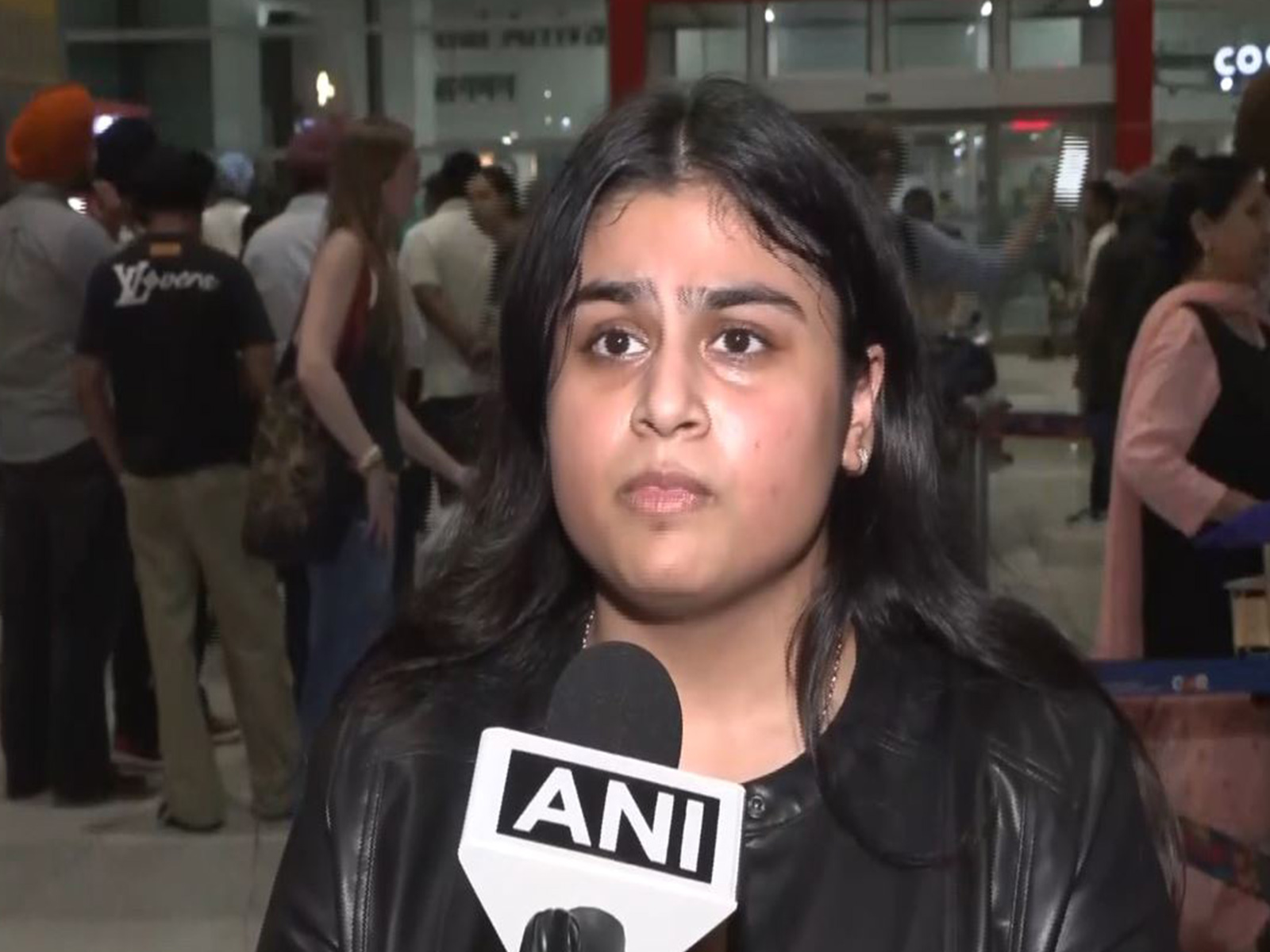 A passenger who arrived at IGI Airport from Dubai (Photo/ANI)