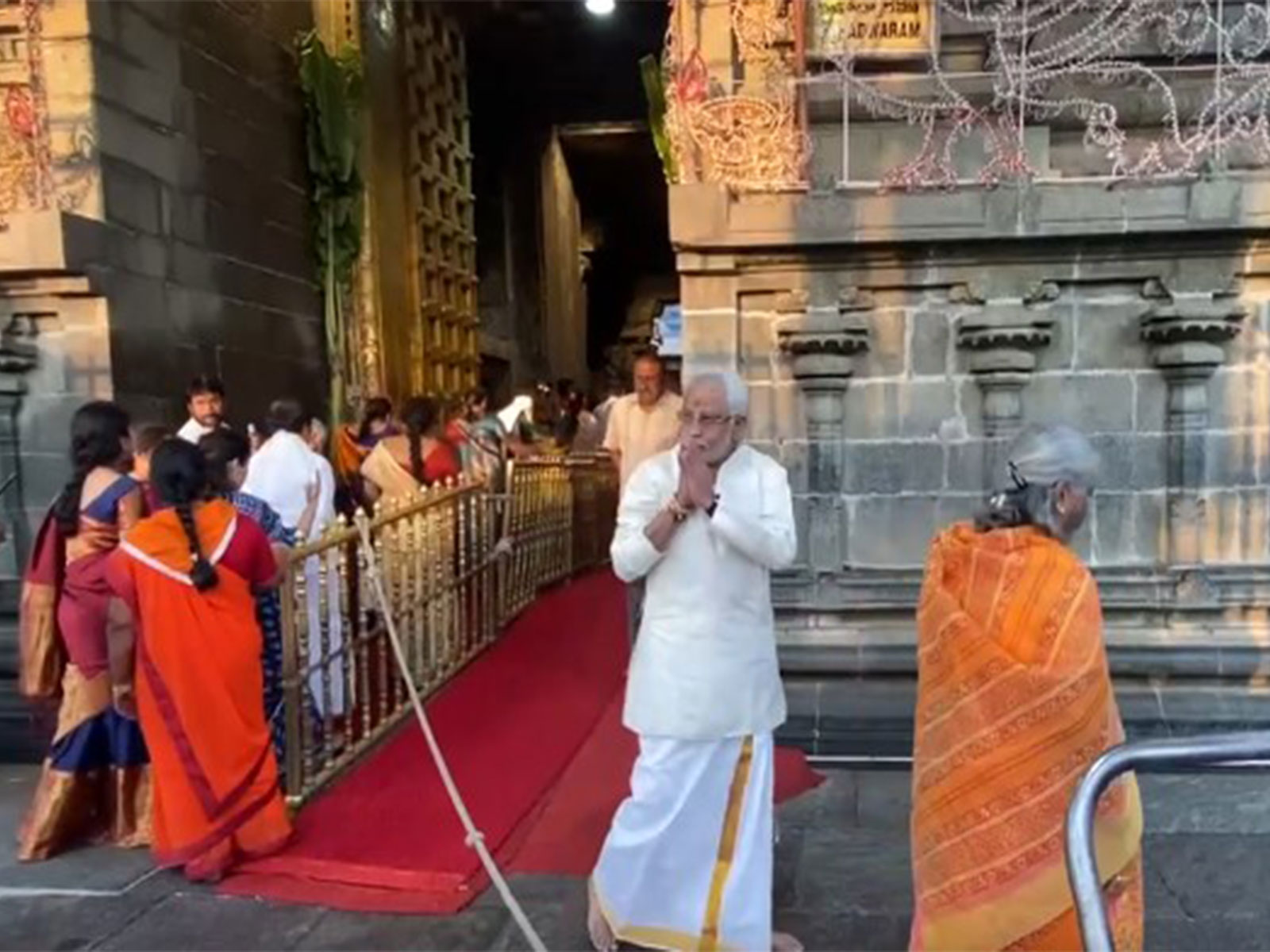 Ex-TTD Chief YV Subba Reddy offers prayers at Tirumala Venkateswara temple