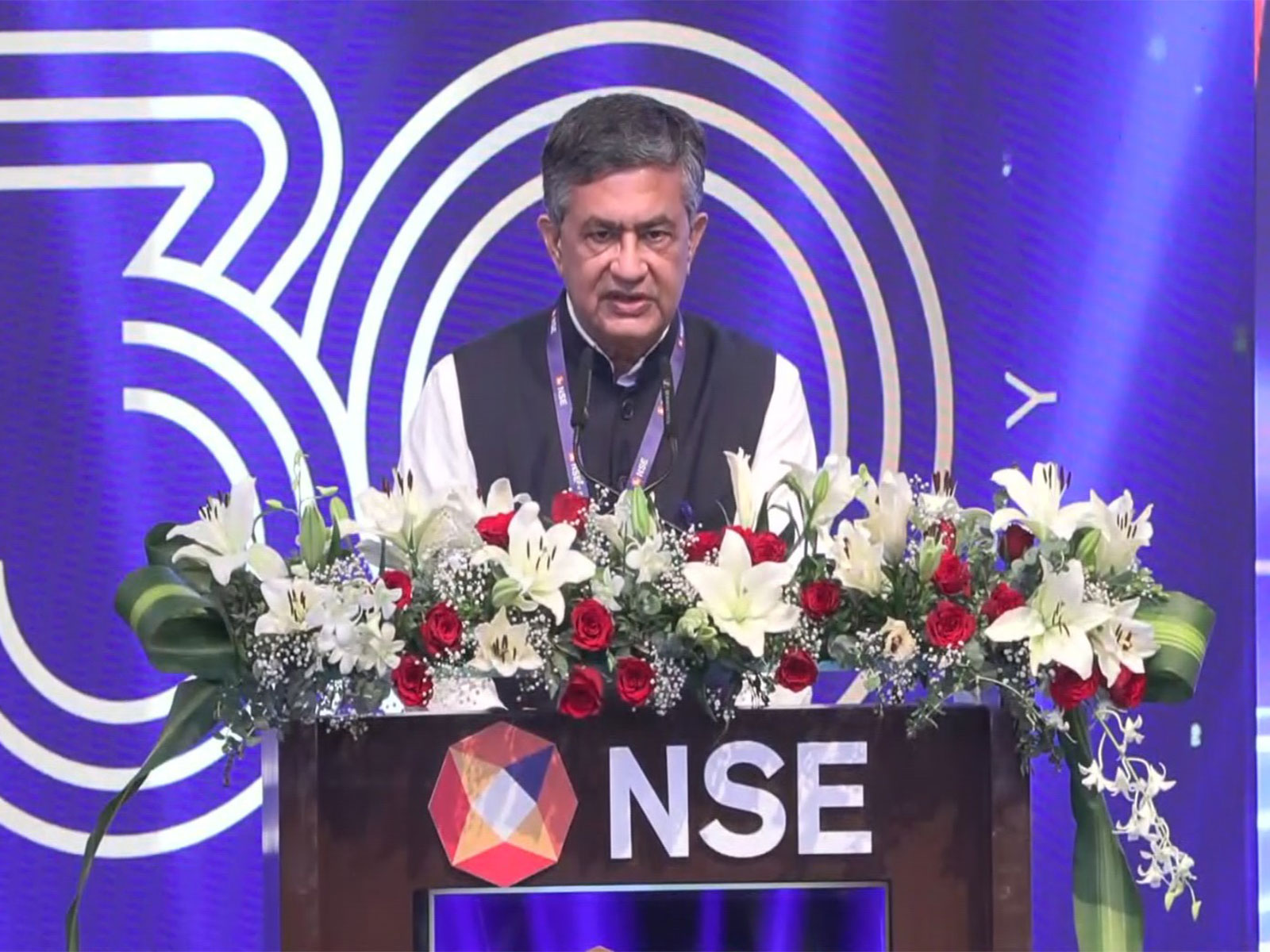 Ashish Kumar Chauhan, MD and CEO of the National Stock Exchange (NSE) (Photo/ANI)