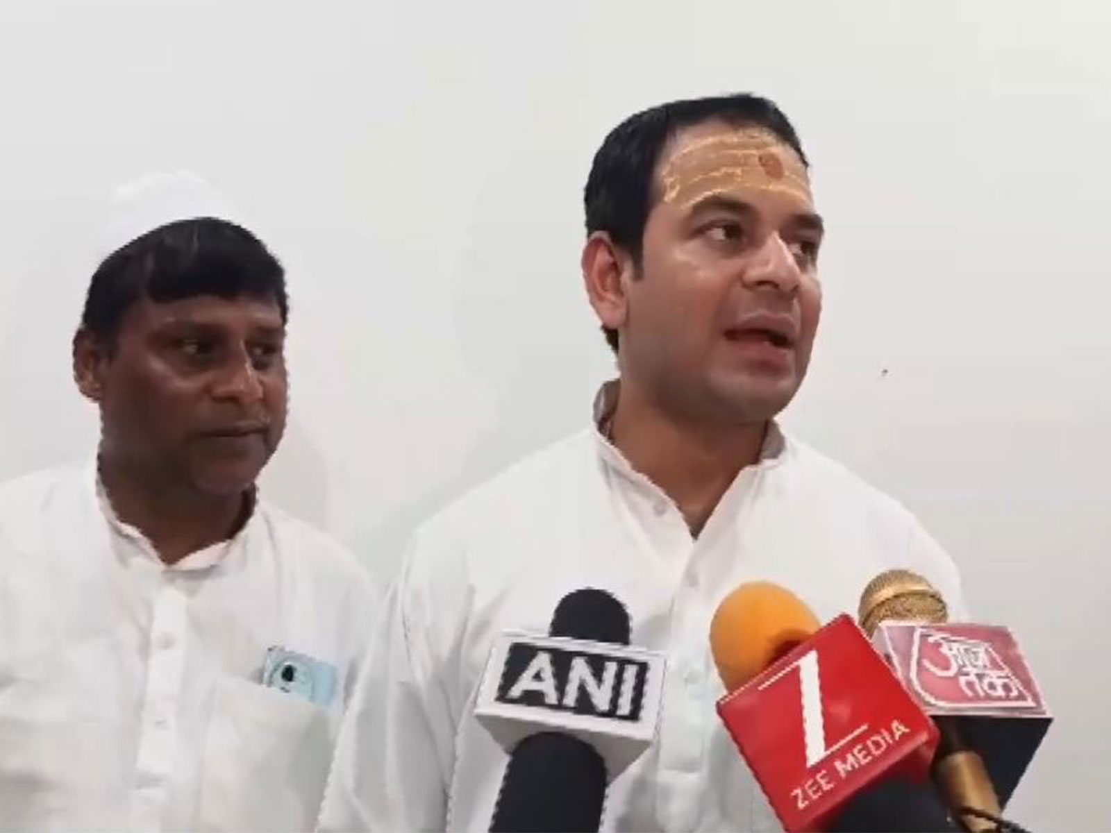 Janshakti Janata Dal chief Tej Pratap Yadav (Photo/ANI)