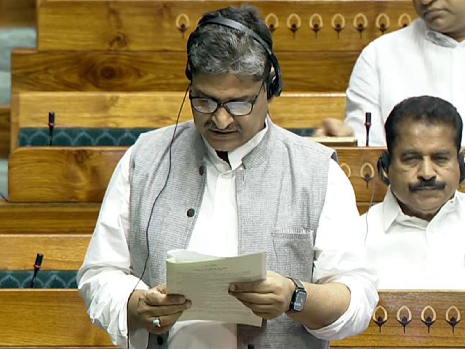 Congress MP Mohammad Jawed (Photo/Sansad TV)