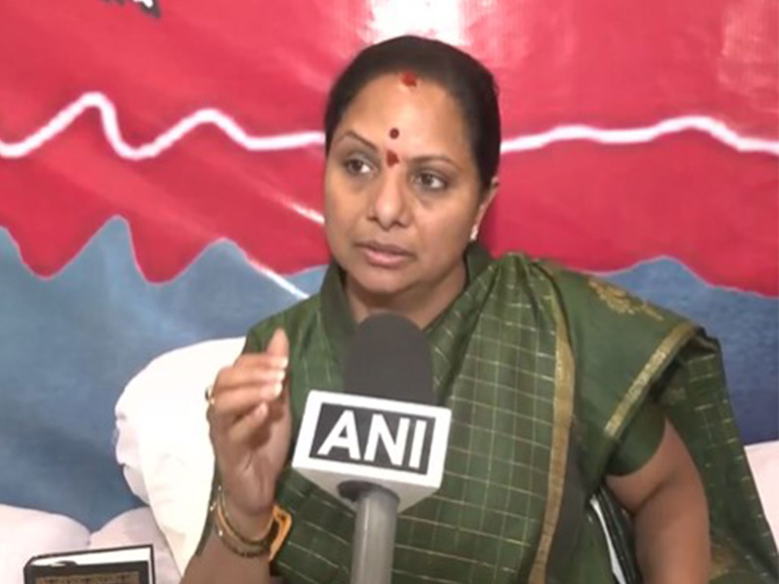 Telangana Jagruthi Founder K Kavitha (Photo/ANI)