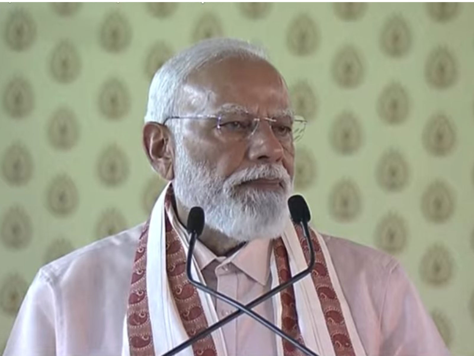 PM Narendra Modi  inaugurates multiple devlopment projects in Trichy (Photo/Youtube/DD News)