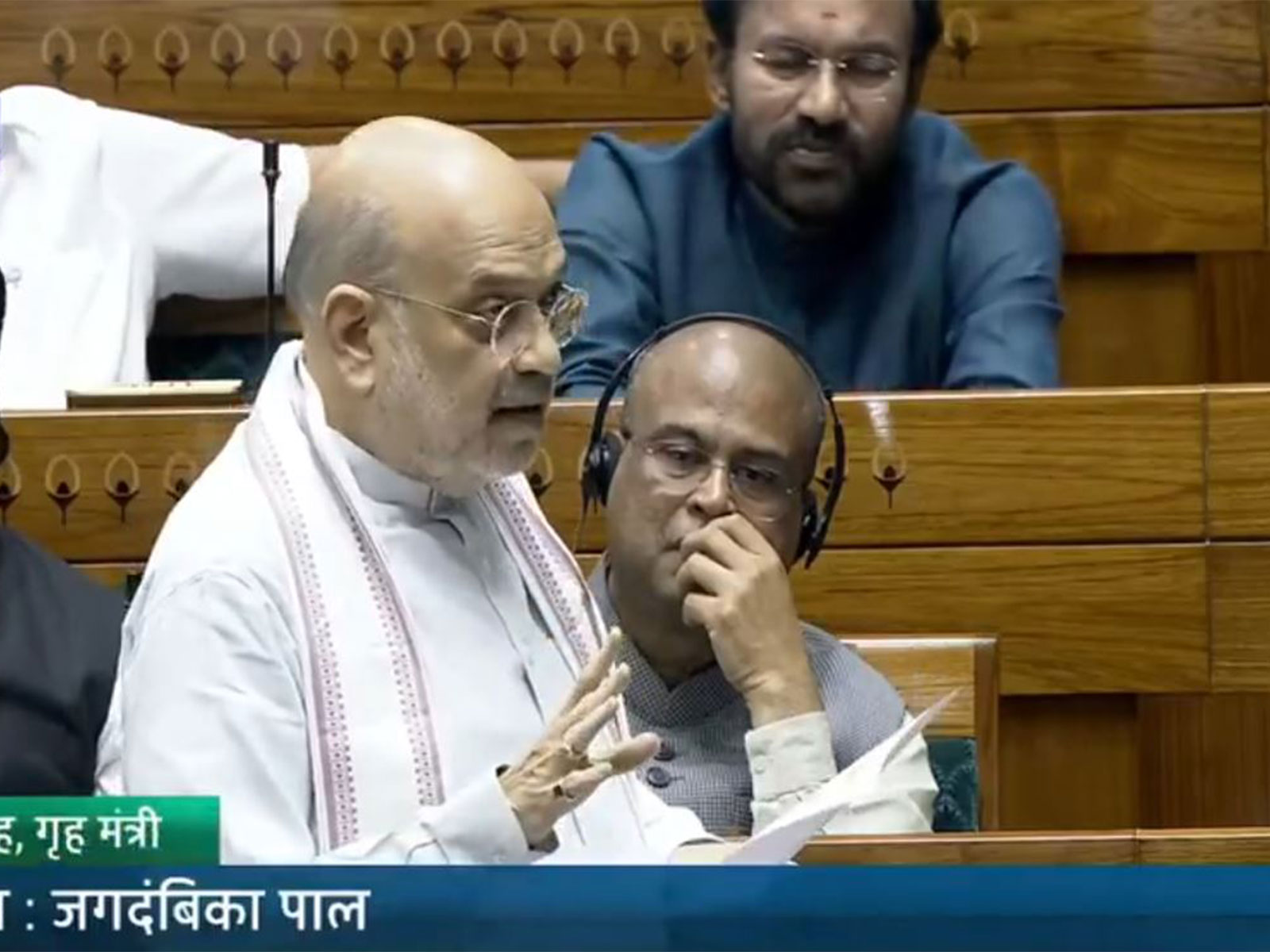 Union Home Minister Amit Shah (Photo/SansadTV)