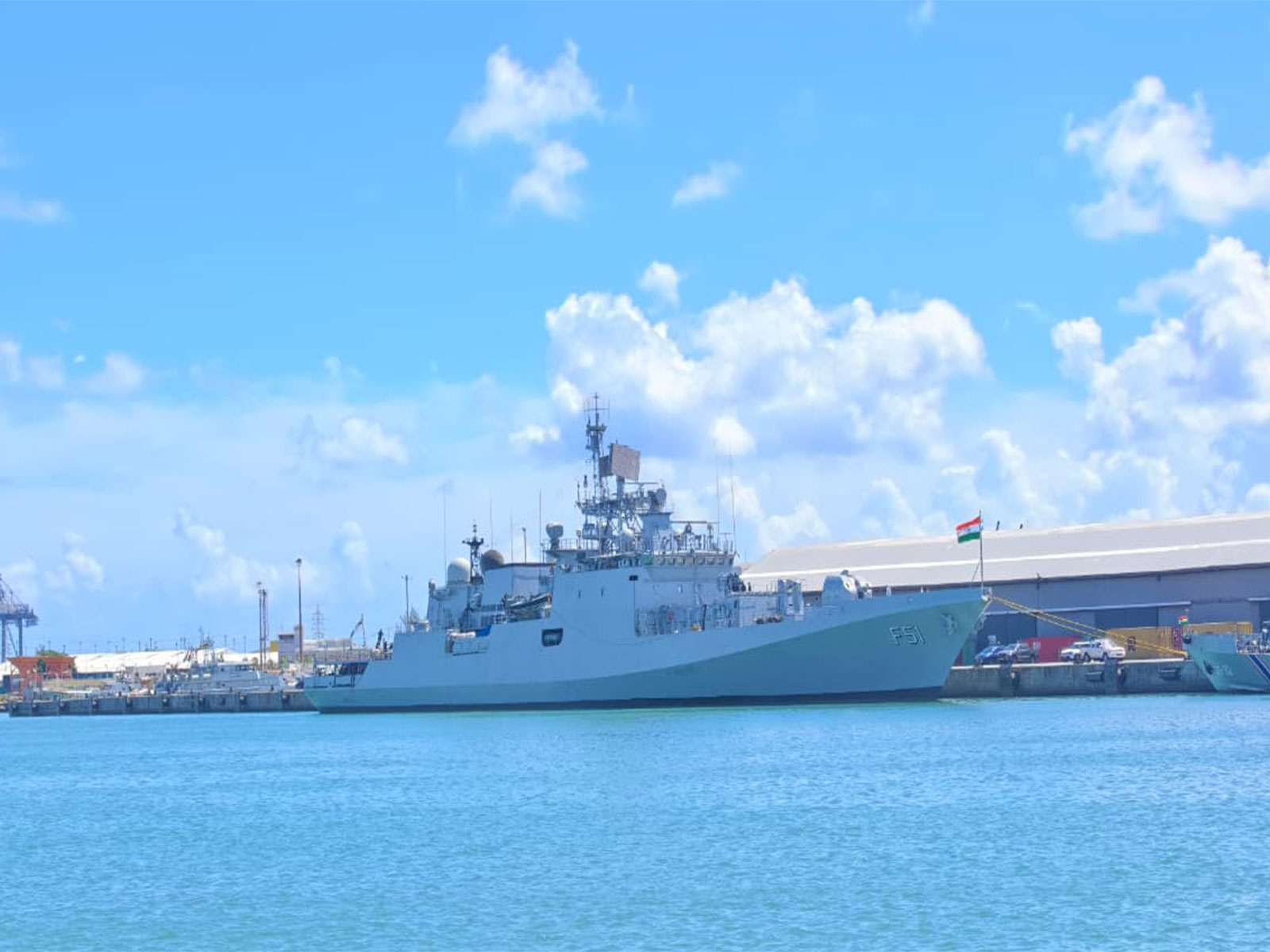 Indian Naval Ship Trikand at Port Louis, Mauritius (Photo/IndianNavy)
