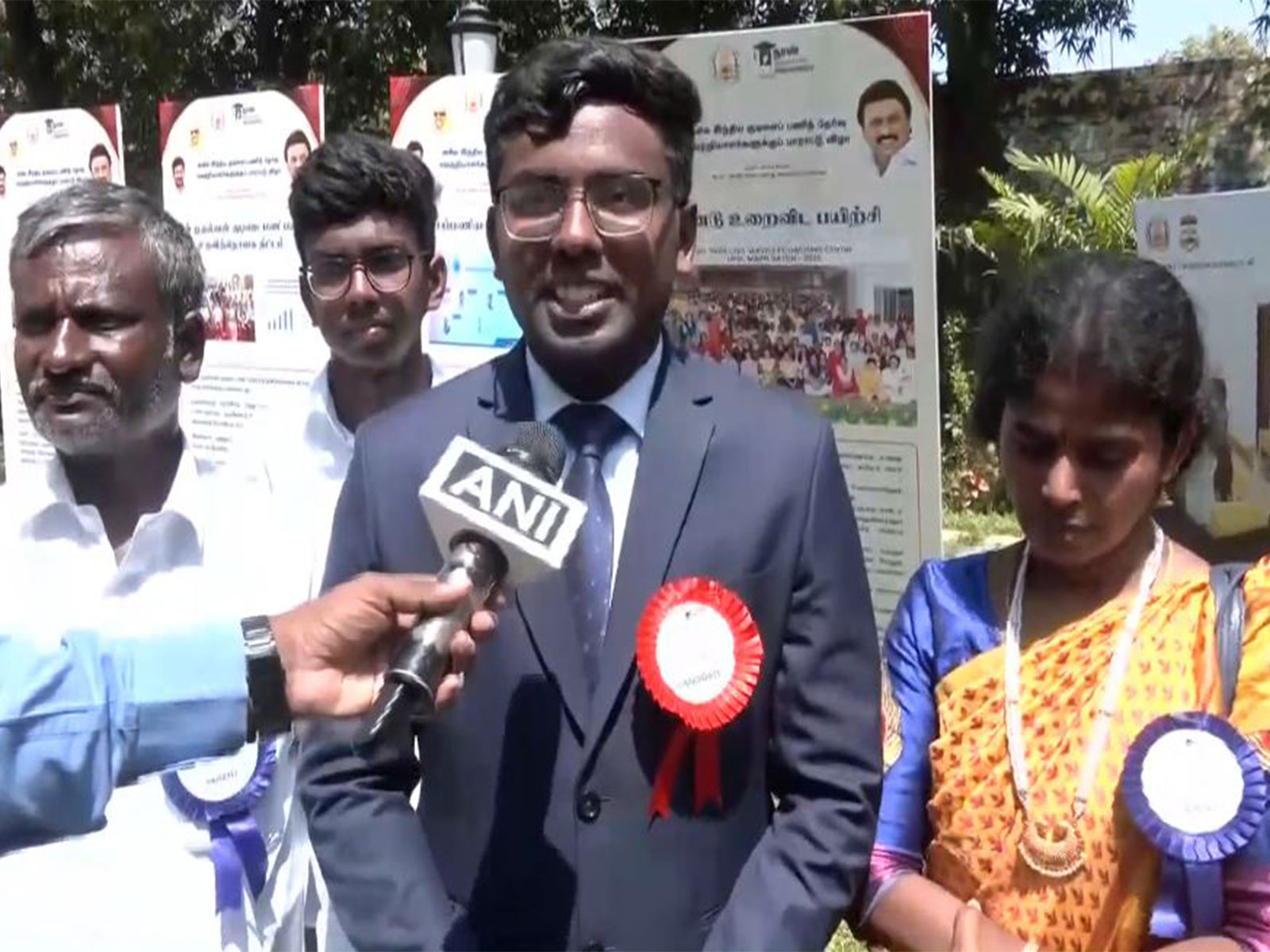 Daily wager’s son Subramania Bharathi cracks UPSC in first attempt (Photo/ANI) Daily wager’s son Subramania Bharathi cracks UPSC in first attempt (Photo/ANI)