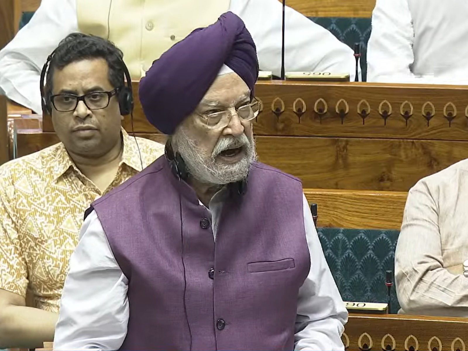 Hardeep Singh Puri, Union Minister for Petroleum and Natural Gas (Photo/@SansadTV) Hardeep Singh Puri, Union Minister for Petroleum and Natural Gas (Photo/@SansadTV)