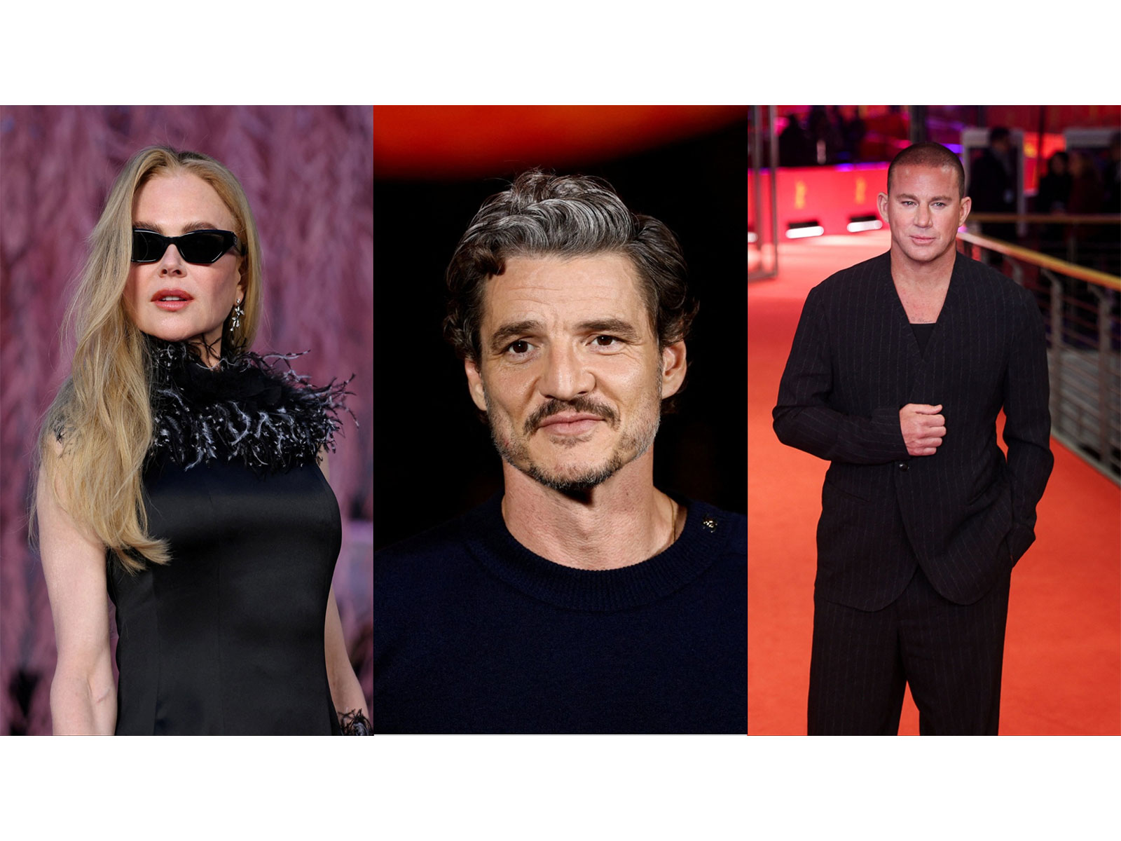 Nicole Kidman, Channing Tatum, Pedro Pascal (File photo/Reuters)