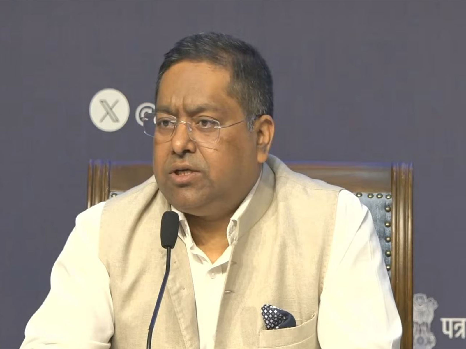  Ministry of External Affairs (MEA) spokesperson Randhir Jasiwal (Photo/YoutubePIBIndia)