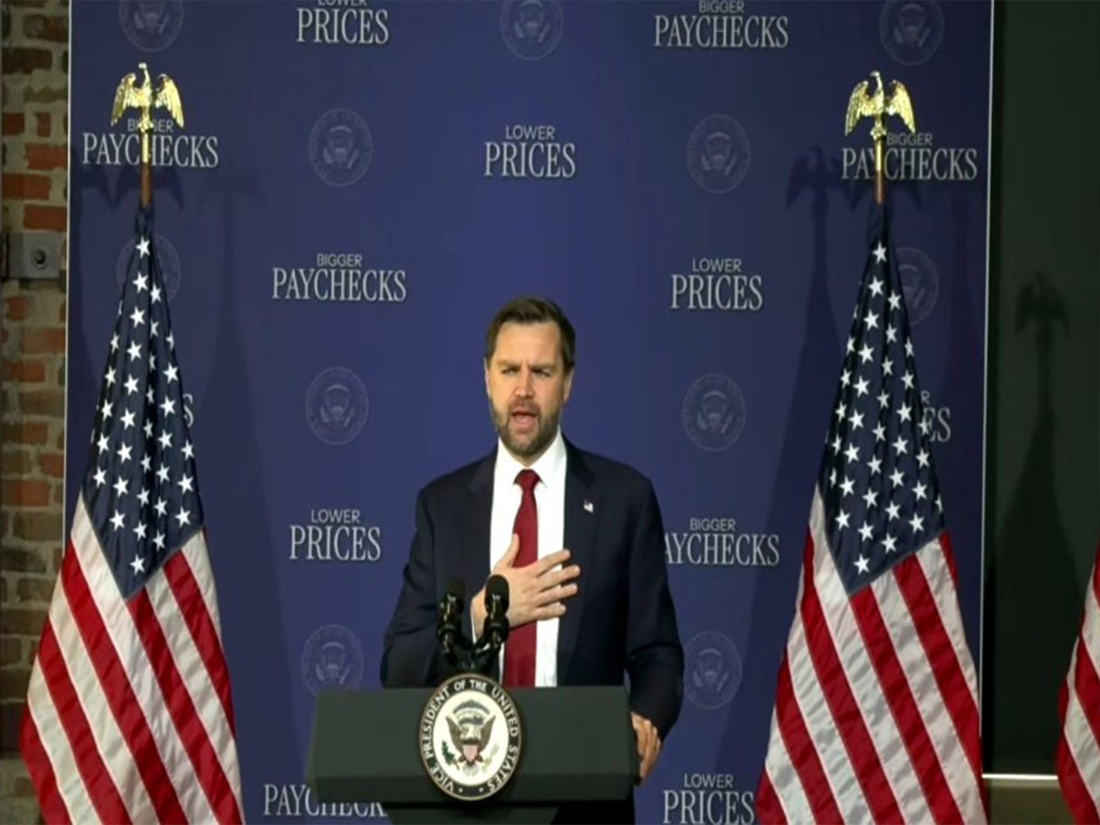 US vice president JD Vance delivers remarks in Rocky Mount, NC (Photo/Youtube/TheWhiteHouse) US vice president JD Vance delivers remarks in Rocky Mount, NC (Photo/Youtube/TheWhiteHouse)