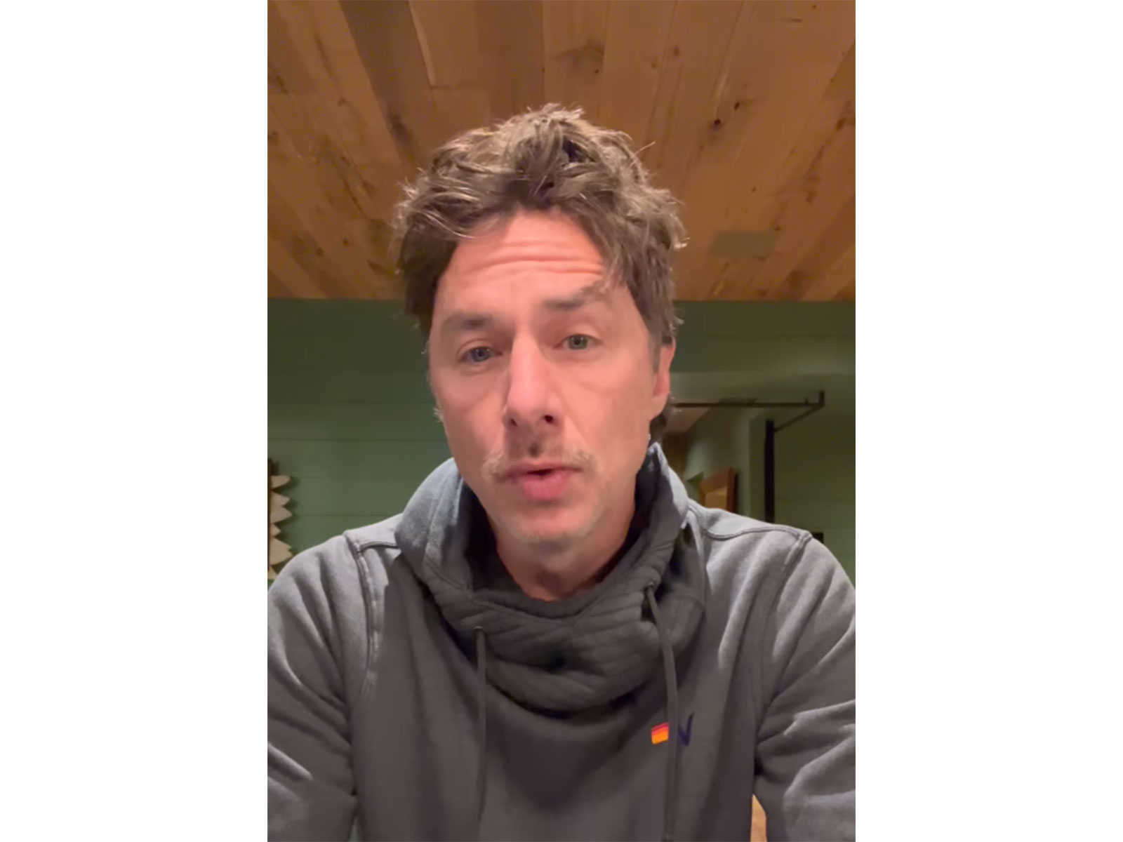  Actor Zach Braff  (Photo/instagram/@zachbraff)