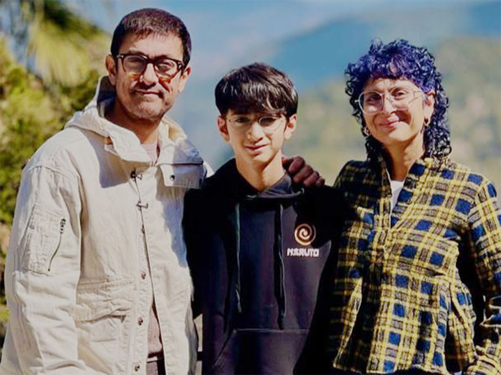 Aamir Khan and Kiran Rao with their son (Image source: Kiran's Instagram handle)