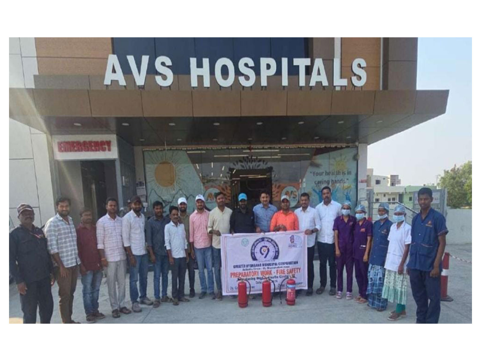 Telangana GHMC conducts special inspections on fire safety in Hyderabad. (Photo/GHMCPRO) Telangana GHMC conducts special inspections on fire safety in Hyderabad. (Photo/GHMCPRO)