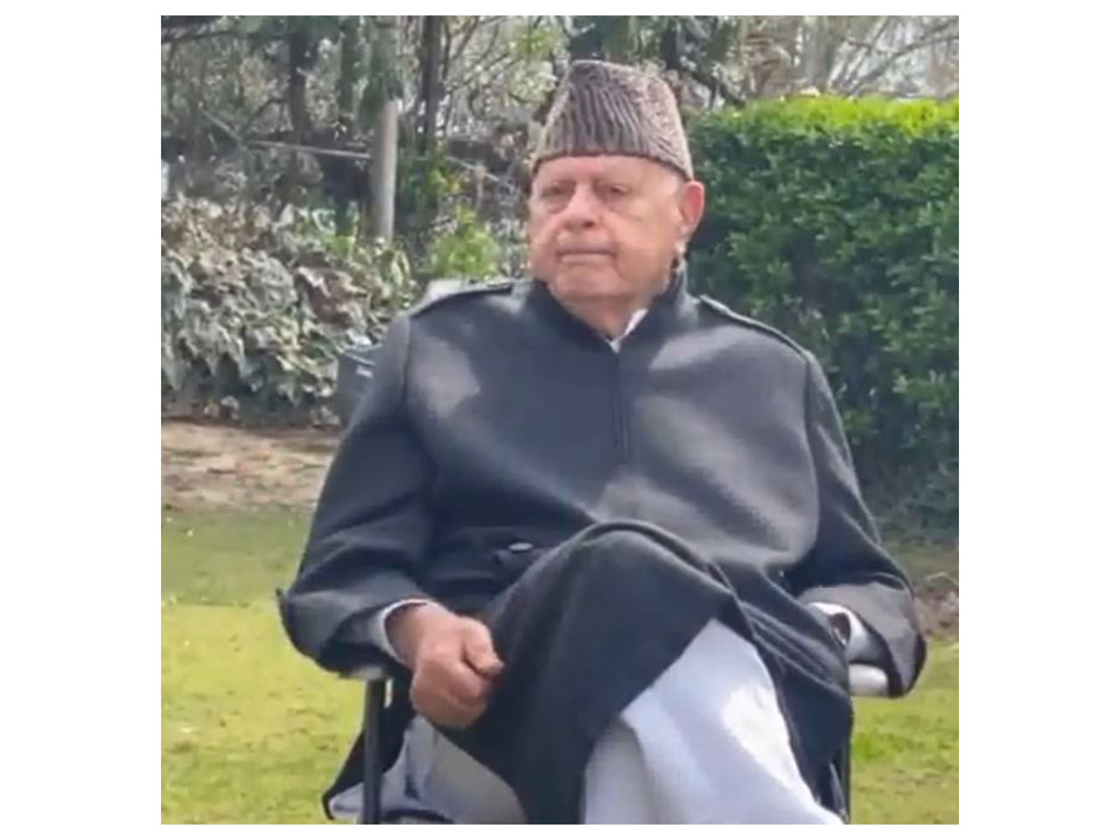 Jammu and Kashmir National Conference (JKNC) president Farooq Abdullah (Photo/ANI)
